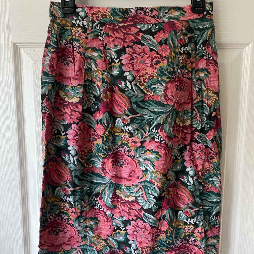Vintage Handmade Floral Skirt